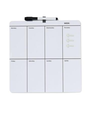 HEMA Whiteboard 30x30 weekplanner beschikbaar voor biedingen