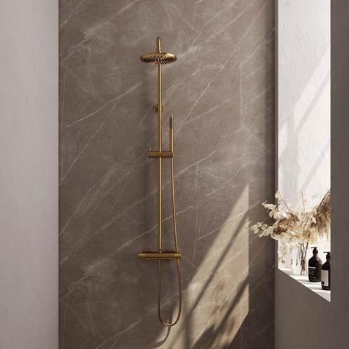Regendoucheset Opbouw Brauer Gold Carving 30 cm, Doe-het-zelf en Verbouw, Sanitair, Kraan, Nieuw, Ophalen of Verzenden