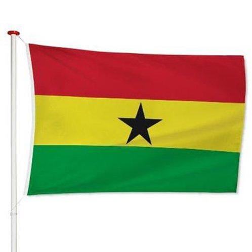 Ghanese vlag - 150x90cm NIEUW, Diversen, Vlaggen en Wimpels, Nieuw, Ophalen of Verzenden