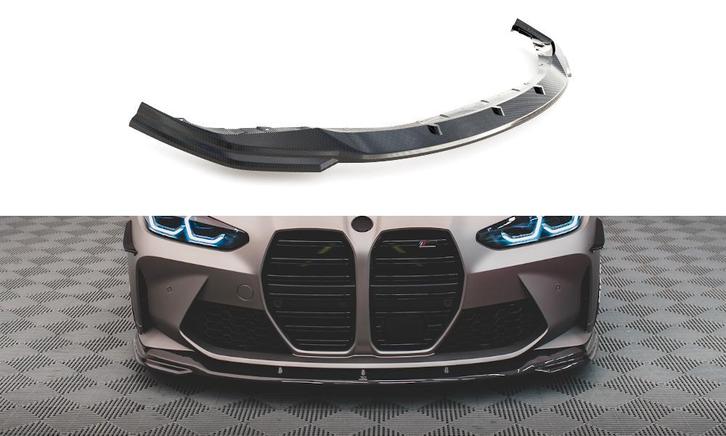 Voorspoiler V.2 BMW M4 G82 / M3 G80 / G81 Maxton Carbon, Auto-onderdelen, Carrosserie en Plaatwerk, Ophalen of Verzenden