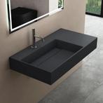 REA Grijze matte wastafel - modern design - 90 cm - opbou..., Doe-het-zelf en Verbouw, Sanitair, Ophalen of Verzenden, Nieuw