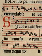 Monaci - Pentagramma,Antifonario, Corale, Canto Gregoriano,