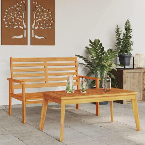vidaXL Tuinset massief acaciahout, Tuin en Terras, Tuinsets en Loungesets, Tuinset, Nieuw, Hardhout, Verzenden