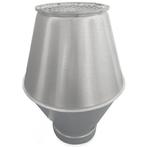 Deflectorkap Ø 200mm met aansluiting voor spirobuis, Doe-het-zelf en Verbouw, Ventilatie en Afzuiging, Verzenden, Nieuw