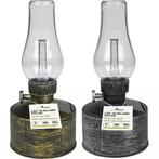 Benson Solar LED olielamp - flame effect - goud en zilver..., Caravans en Kamperen, Ophalen of Verzenden, Nieuw