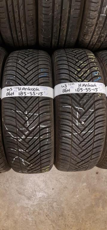 2x 185-55-15 Hankook All Season 7mm €35 Per Band 185 55 15 beschikbaar voor biedingen