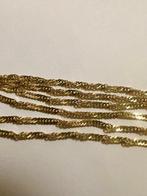 Halsketting - 14 karaat Geel goud - Hart Singapore Ketting, Sieraden, Tassen en Uiterlijk, Kettingen, Nieuw