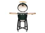 Veiling - Patton kamado barbecue 18 inch groen glans, Tuin en Terras, Houtskoolbarbecues, Nieuw