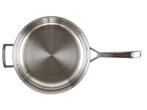 Le Creuset Koekenpan Magnetik - 28 cm - Tri-ply RVS - Zilver, Verzenden, Zo goed als nieuw