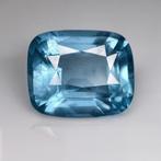 Blauw Aquamarijn - 11.12 ct - Gemological Institute of, Sieraden, Tassen en Uiterlijk, Edelstenen, Nieuw