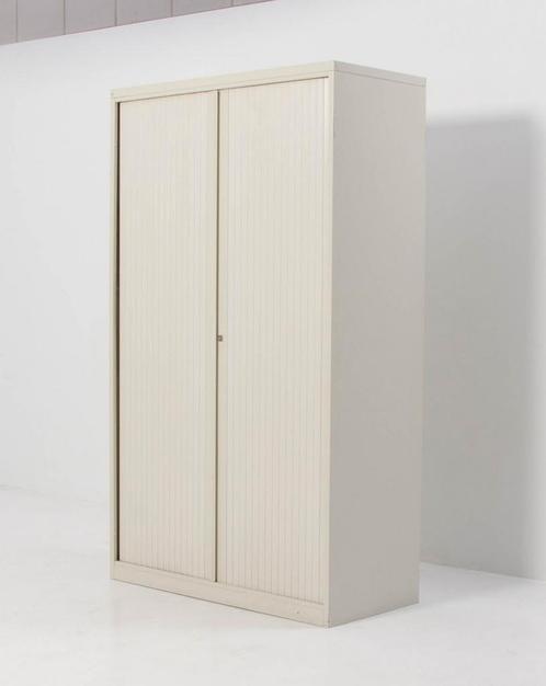Drentea roldeurkast creme, 197 x 120 cm, incl. 4 legborden, Huis en Inrichting, Kasten | Roldeurkasten en Archiefkasten, Ophalen of Verzenden