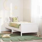 vidaXL Uitbreidbaar Bedframe voor Kinderen Wit 80 x 130 /, Verzenden, Nieuw, Wit, Hout