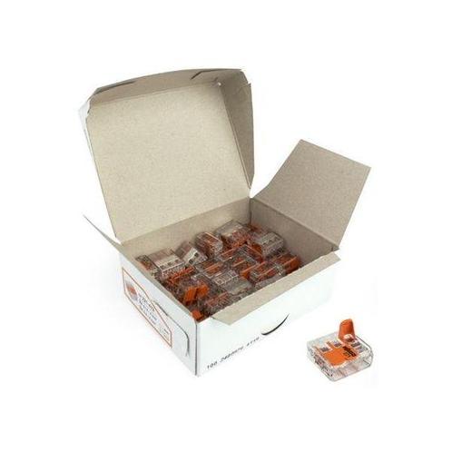 Wago 221 lasklem 3- draads 0,14-4,0mm² - 50 stuks, Doe-het-zelf en Verbouw, Verwarming en Radiatoren, Verzenden
