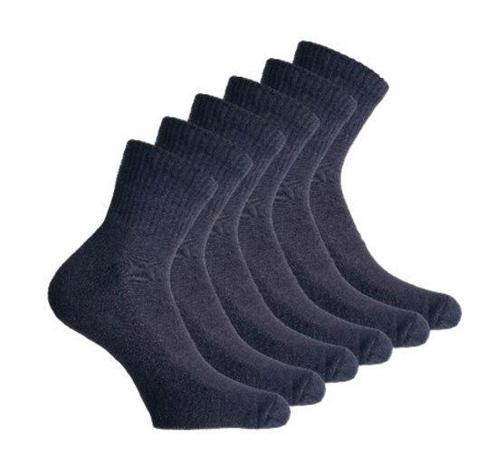 6 paar Bonanza badstof quarter sneakersokken - grijs, Kleding | Heren, Sokken en Kousen, Verzenden