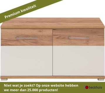 Germania Topix schoenenbank hout materiaal wit/bruin beschikbaar voor biedingen