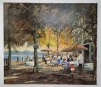 Rein Sievers (geb. 1929) - Caféterrasse am See