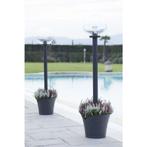 Bama Tulipano Bloempot 5L 34.5x19x30 cm 4 Stuks Antraciet, Huis en Inrichting, Verzenden, Nieuw