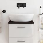 vidaXL Wastafelblad 40x40x2 cm behandeld massief hout, Huis en Inrichting, Keuken | Keukenelementen, Verzenden, Nieuw, Grijs
