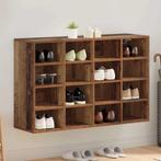 vidaXL Schoenenkast met plank Oud hout 103x30x51 cm Bewerkt, Verzenden, Nieuw