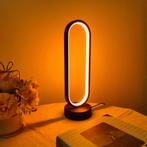 Stijlvol LED Tafellamp - Driekleurig Ringlampje 33cm Hoog, Huis en Inrichting, Verzenden, Nieuw