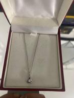 Zonder Minimumprijs - Ketting - 18 karaat Witgoud Diamant, Sieraden, Tassen en Uiterlijk, Antieke sieraden