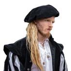 Zwarte Baret, Kleding | Heren, Carnavalskleding en Feestkleding, Verzenden, Nieuw