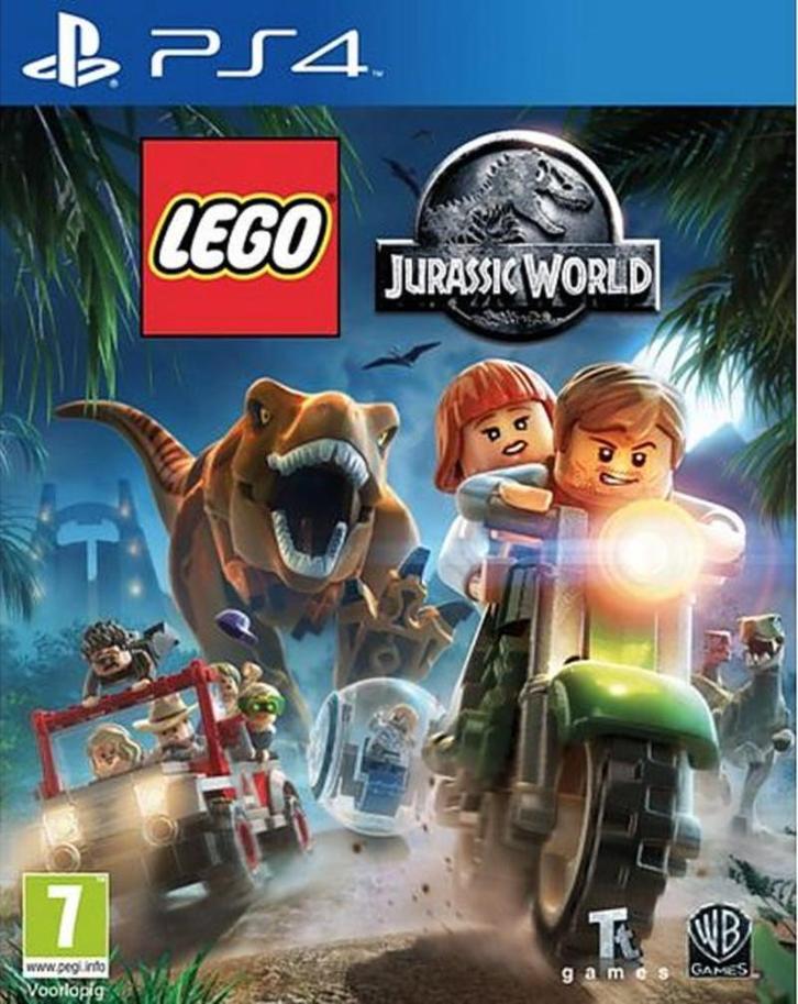 LEGO Jurassic World PS4 Garantie & morgen in huis!, Spelcomputers en Games, Games | Sony PlayStation 4, 2 spelers, Zo goed als nieuw