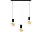 Calex Retro Plafondlamp - 3x E27 - Hanglamp Industrieel - 10, Verzenden, Nieuw