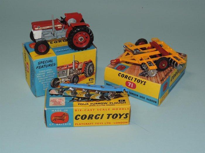 Corgi Toys 1:43 - Model landbouwmachine (3) -, Hobby en Vrije tijd, Modelauto's | 1:5 tot 1:12