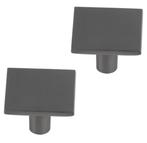 Differnz meubelknop Tilburg 30 mm gunmetal 2 stuks, Doe-het-zelf en Verbouw, Hang- en Sluitwerk, Verzenden, Nieuw