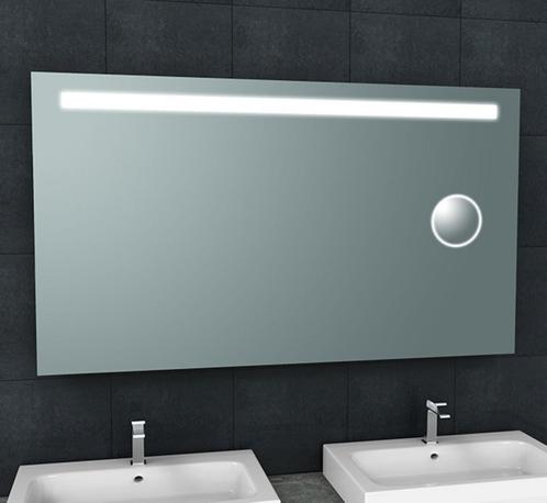 Spiegel Wiesbaden Tigris met LED Verlichting En, Doe-het-zelf en Verbouw, Sanitair, Bad, Nieuw, Ophalen of Verzenden
