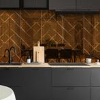 Zelfklevende Mozaïek Tegel - Afimera Copper Glass - Koper -, Ophalen of Verzenden, Nieuw