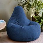 Cloudy Cord Zitzak Stoel - Denim, Huis en Inrichting, Verzenden, Nieuw