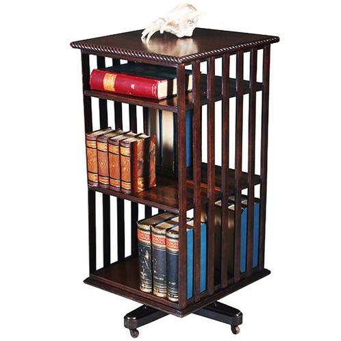 Boekenmolen of revolving bookcase ca 1900 Engeland eikenhout, Antiek en Kunst, Antiek | Meubels | Tafels, Ophalen of Verzenden