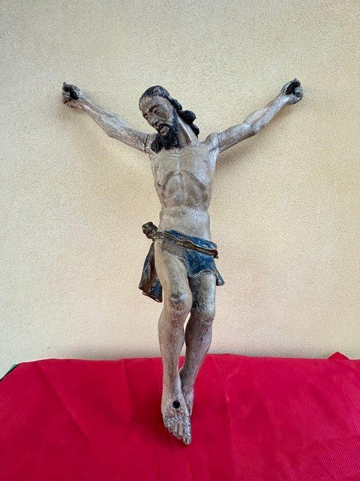 sculptuur, Corpus Christi - 46 cm - Hout, Antiek en Kunst, Kunst | Niet-Westerse kunst