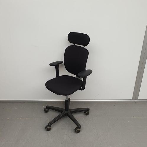 Ahrend 262 bureaustoel met hoofdsteun - nieuwe stof zwart, Huis en Inrichting, Bureaus, Ophalen of Verzenden