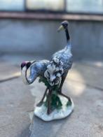 Cortendorf, GDR - Figuur - Zwei Kraniche auf Bodenplatte (2), Antiek en Kunst, Antiek | Glas en Kristal