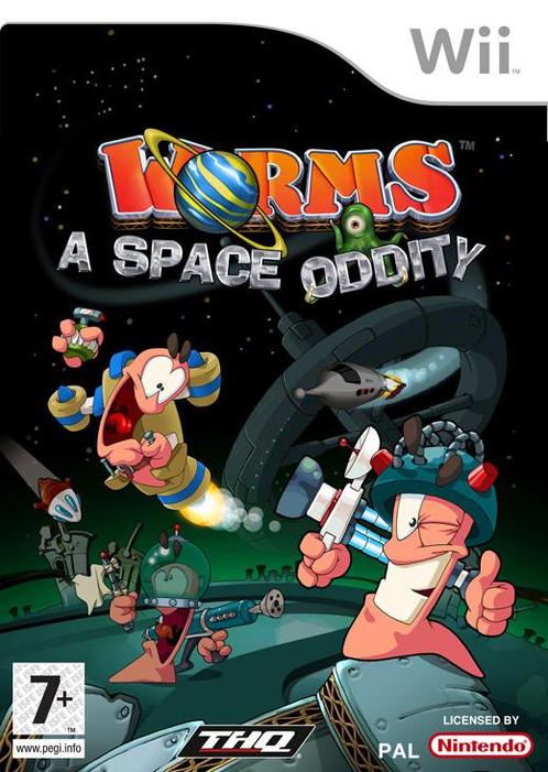 Worms a Space Oddity (Nintendo Wii), Spelcomputers en Games, Games | Nintendo Wii, Gebruikt, Vanaf 3 jaar, Verzenden
