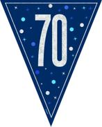 70 Jaar Slinger Blauw 2,5m, Verzenden, Nieuw