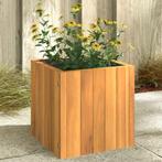vidaXL Plantenbak 25x25x25 cm massief acaciahout, Verzenden, Nieuw, Hout