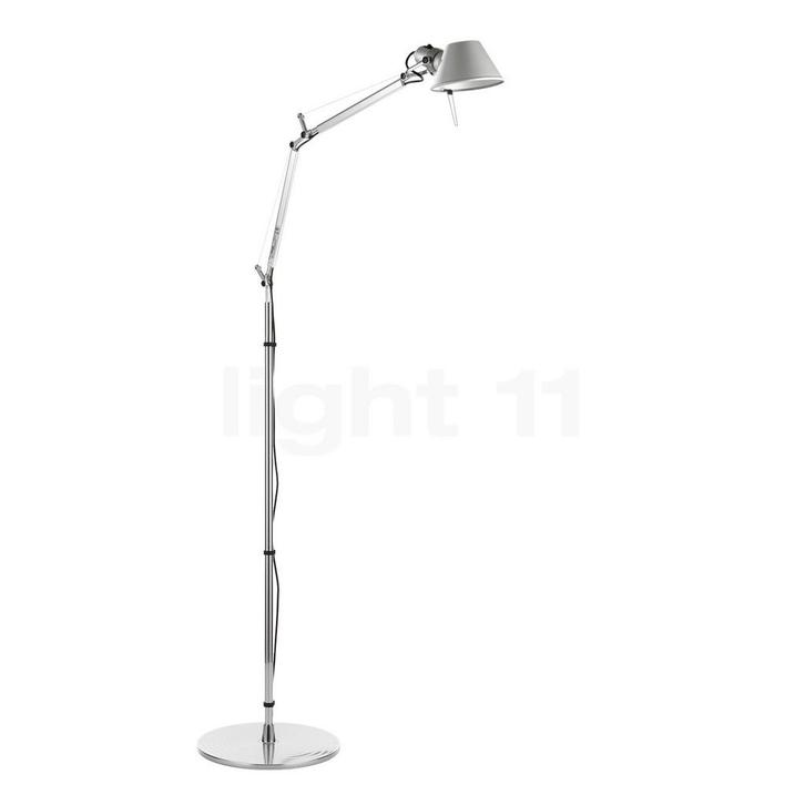 Artemide Tolomeo Mini Terra, aluminium gepolijst en geanodis, Huis en Inrichting, Lampen | Vloerlampen, Nieuw, Verzenden
