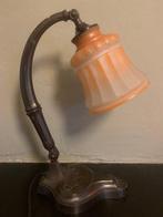 Duitse of Franse makelij - Lamp - brons, metaal, glas - Art, Antiek en Kunst, Curiosa en Brocante