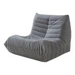 Relaxstoel Kodsø lounge fauteuil 75x90x100 cm grijs [en.casa, Verzenden, Nieuw