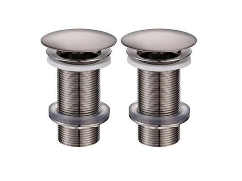 Veiling - 2x Beaux wastafelplug niet afsluitbaar Lilas gebor, Doe-het-zelf en Verbouw, Sanitair, Nieuw