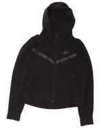 NIKE Womens Oversized Zip Hoodie Sweater UK 10 Small Black, Kleding | Dames, Verzenden, Nieuw