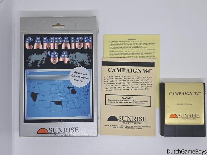 Colecovision - Sunrise - Campaign 84, Spelcomputers en Games, Games | Overige, Gebruikt, Verzenden
