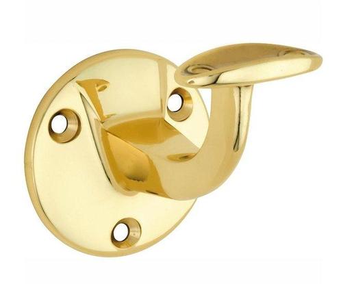Leuninghouder Elegant hol opschroevend messing ongelakt, Doe-het-zelf en Verbouw, Overige Doe-het-zelf en Verbouw, Nieuw, Ophalen of Verzenden