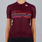 Sportful - maat M- Short Sleeve Fietsshirt Dames - Rood, Sport en Fitness, Wielrennen, Verzenden, Nieuw