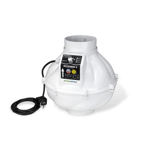 PrimaKlima Whisperblower Ø125mm 3 speed - 530 m3/h, Doe-het-zelf en Verbouw, Ventilatie en Afzuiging, Nieuw, Ophalen of Verzenden