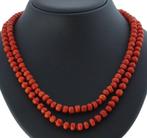 Ketting - 14 karaat Geel goud Bloedkoraal - Fraai gouden, Sieraden, Tassen en Uiterlijk, Antieke sieraden